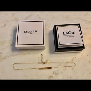 I AM ENOUGH flip side necklace